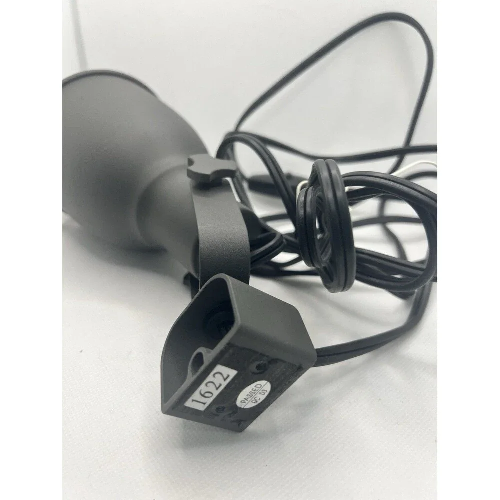 IKEA HEKTAR Small Dark Gray Wall Lamp Clamp clip with bulb